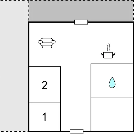2 Bedroom Cozy In Nakskov
